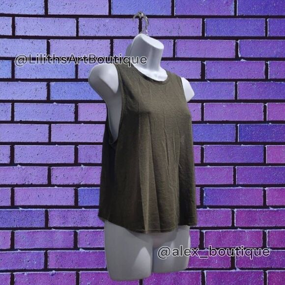 Forever21 Back Croos Split Muscle Tank(M005)- Size S for Women - Picture 4 of 8